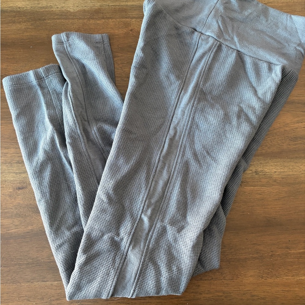 Victoria's Secret Leggings Double Waffle Knit Grey - Picture 9 of 9